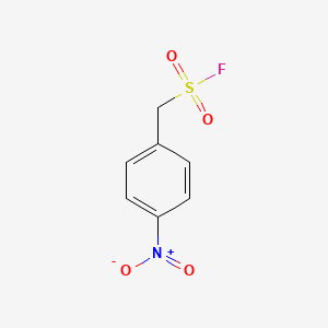 molecular formula C7H6FNO4S B3375538 (4-Nitrophenyl)methanesulfonyl fluoride CAS No. 110661-61-5