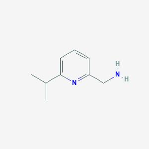 molecular formula C9H14N2 B3375553 (6-Isopropylpyridin-2-yl)methanamine CAS No. 1108725-52-5
