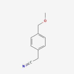 molecular formula C10H11NO B3375614 [4-(Methoxymethyl)phenyl]acetonitrile CAS No. 111735-59-2
