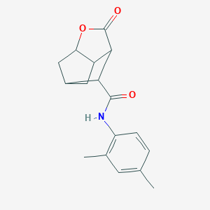 molecular formula C17H19NO3 B337563 N-(2,4-dimethylphenyl)-2-oxohexahydro-2H-3,5-methanocyclopenta[b]furan-7-carboxamide 