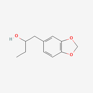 molecular formula C11H14O3 B3375661 1-(Benzo[d][1,3]dioxol-5-yl)butan-2-ol CAS No. 113283-34-4