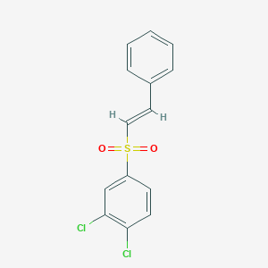 molecular formula C14H10Cl2O2S B337567 Styryl(3,4-dichlorophenyl) sulfone 