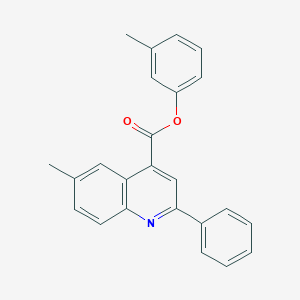 3-Methylphenyl 6-methyl-2-phenyl-4-quinolinecarboxylate