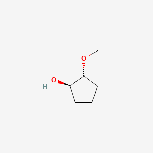 molecular formula C6H12O2 B3375742 (1R,2R)-2-methoxycyclopentan-1-ol CAS No. 113625-72-2