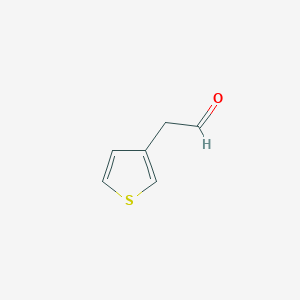 molecular formula C6H6OS B3375782 3-Thiopheneacetaldehyde CAS No. 114633-95-3