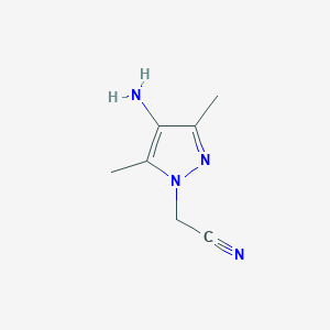 2-(4-Amino-3,5-dimethyl-1H-pyrazol-1-YL)acetonitrile