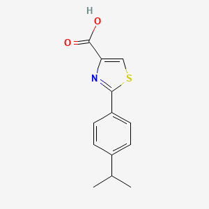 2-(4-Isopropylphenyl)-1,3-thiazole-4-carboxylic acid