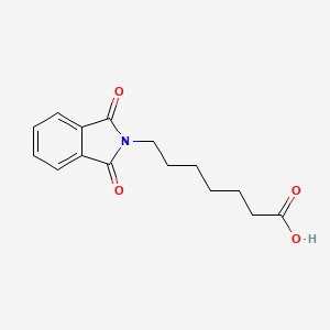 molecular formula C15H17NO4 B3375848 7-(1,3-dioxo-2,3-dihydro-1H-isoindol-2-yl)heptanoic acid CAS No. 1154-46-7