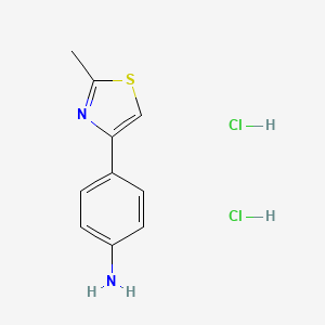 4-(2-Methyl-1,3-thiazol-4-yl)aniline dihydrochloride