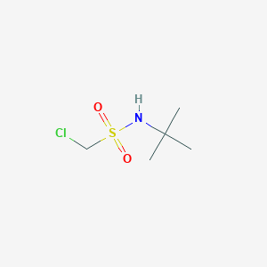 molecular formula C5H12ClNO2S B3375888 N-tert-butyl-1-chloromethanesulfonamide CAS No. 115719-94-3