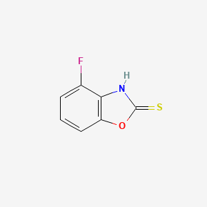 molecular formula C7H4FNOS B3375981 4-Fluorobenzo[d]oxazole-2-thiol CAS No. 1163123-40-7