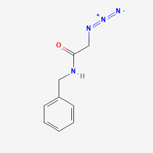 molecular formula C9H10N4O B3375990 2-azido-N-benzylacetamide CAS No. 116433-53-5