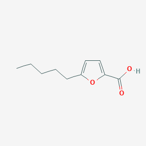 molecular formula C10H14O3 B3375998 2-Furancarboxylic acid, 5-pentyl- CAS No. 116583-80-3