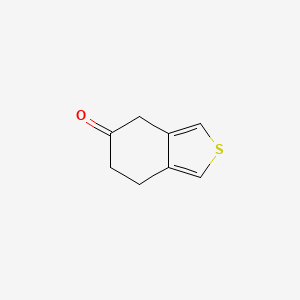 molecular formula C8H8OS B3376045 4,5,6,7-Tetrahydro-2-benzothiophen-5-one CAS No. 117040-68-3