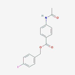 molecular formula C16H14INO3 B337605 4-Iodobenzyl 4-(acetylamino)benzoate 