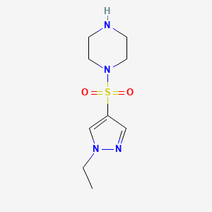 1-((1-Ethyl-1H-pyrazol-4-yl)sulfonyl)piperazine