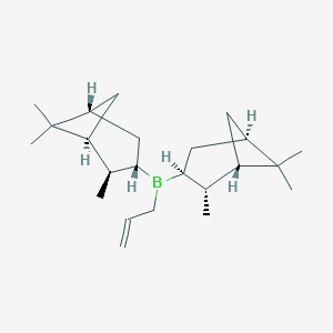 molecular formula C23H39B B033761 (+)-Ipc2B(烯丙基)硼烷溶液 CAS No. 106356-53-0