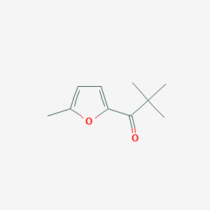 molecular formula C10H14O2 B3376174 2,2-Dimethyl-1-(5-methylfuran-2-yl)propan-1-one CAS No. 117347-72-5