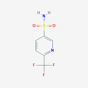 molecular formula C6H5F3N2O2S B3376188 6-(Trifluoromethyl)pyridine-3-sulfonamide CAS No. 1174171-91-5