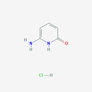 molecular formula C5H7ClN2O B3376198 6-Aminopyridin-2-ol hydrochloride CAS No. 1174534-46-3