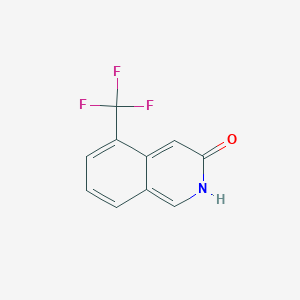 molecular formula C10H6F3NO B3376208 5-(Trifluoromethyl)isoquinolin-3-ol CAS No. 1175271-58-5