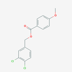 molecular formula C15H12Cl2O3 B337621 3,4-Dichlorobenzyl 4-methoxybenzoate 