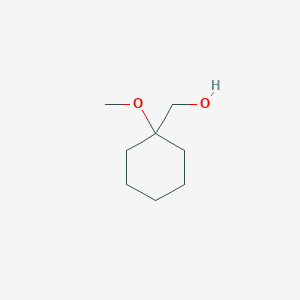 molecular formula C8H16O2 B3376230 (1-甲氧基环己基)甲醇 CAS No. 117637-11-3