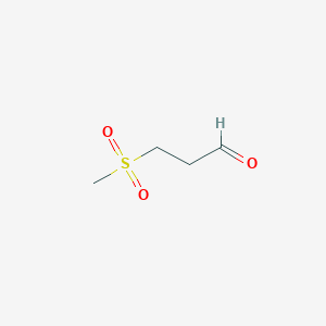 molecular formula C4H8O3S B3376243 3-(Methylsulfonyl)propanal CAS No. 1177282-04-0