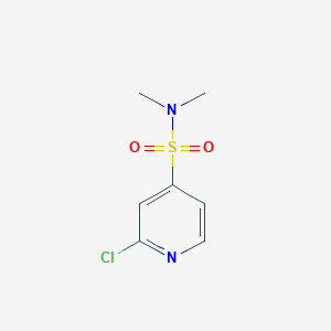molecular formula C7H9ClN2O2S B3376266 2-chloro-N,N-dimethylpyridine-4-sulfonamide CAS No. 1179681-83-4