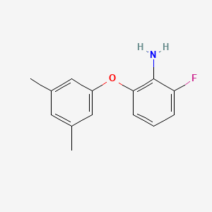 molecular formula C14H14FNO B3376309 2-(3,5-Dimethylphenoxy)-6-fluoroaniline CAS No. 1183979-76-1