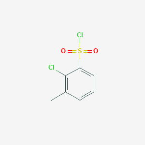 molecular formula C7H6Cl2O2S B3376391 2-Chloro-3-methylbenzene-1-sulfonyl chloride CAS No. 1191545-47-7