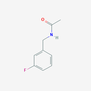 molecular formula C9H10FNO B3376399 N-(3-fluorobenzyl)acetamide CAS No. 1192348-16-5