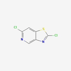 molecular formula C6H2Cl2N2S B3376505 2,6-Dichlorothiazolo[4,5-c]pyridine CAS No. 1206980-92-8