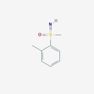 molecular formula C8H11NOS B3376528 1-methyl-2-(S-methylsulfonimidoyl)benzene CAS No. 121034-23-9