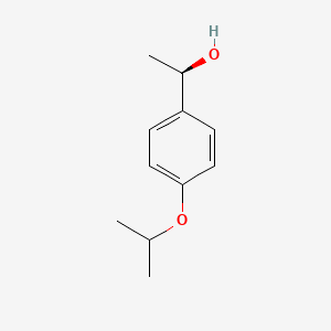 molecular formula C11H16O2 B3376594 (1R)-1-(4-isopropoxyphenyl)ethanol CAS No. 1212301-05-7