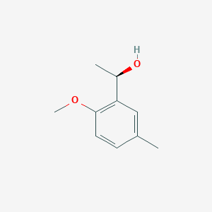 molecular formula C10H14O2 B3376600 (1R)-1-(2-methoxy-5-methylphenyl)ethan-1-ol CAS No. 1212384-13-8