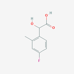 2-(4-Fluoro-2-methylphenyl)-2-hydroxyacetic acid
