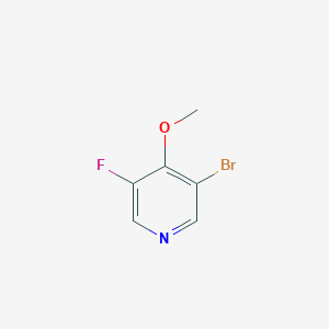 molecular formula C6H5BrFNO B3376638 3-Bromo-5-fluoro-4-methoxypyridine CAS No. 1214376-94-9
