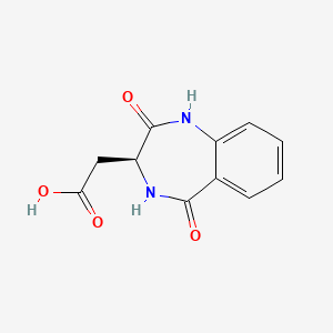 2-[(3S)-2,5-dioxo-2,3,4,5-tetrahydro-1H-1,4-benzodiazepin-3-yl]acetic acid