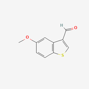 B3376742 5-Methoxybenzo[b]thiophene-3-carbaldehyde CAS No. 123392-42-7