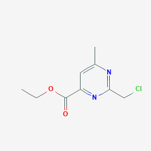 Ethyl 2-(chloromethyl)-6-methylpyrimidine-4-carboxylate