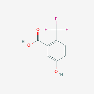 molecular formula C8H5F3O3 B3376820 5-Hydroxy-2-(trifluoromethyl)benzoic acid CAS No. 1243373-31-0
