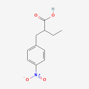 molecular formula C11H13NO4 B3376910 2-[(4-Nitrophenyl)methyl]butanoic acid CAS No. 1248983-13-2