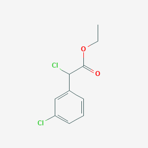 molecular formula C10H10Cl2O2 B3376914 Ethyl 2-chloro-2-(3-chlorophenyl)acetate CAS No. 1249018-90-3