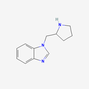 1-(pyrrolidin-2-ylmethyl)-1H-1,3-benzodiazole