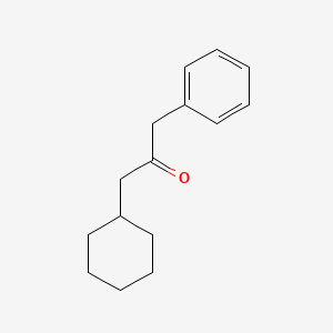 molecular formula C15H20O B3377082 1-Cyclohexyl-3-phenylpropan-2-one CAS No. 125947-31-1