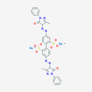 molecular formula C32H24N8Na2O8S2 B033771 酸性黄42 CAS No. 6375-55-9