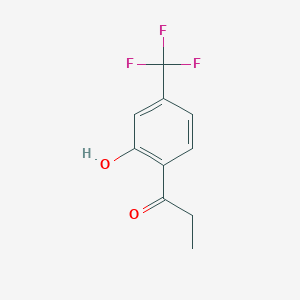 1-[2-Hydroxy-4-(trifluoromethyl)phenyl]propan-1-one