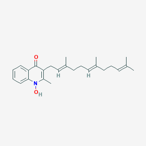 molecular formula C25H33NO2 B033772 Aurachin C CAS No. 108354-14-9