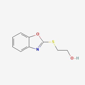 molecular formula C9H9NO2S B3377226 2-(1,3-Benzoxazol-2-ylsulfanyl)ethan-1-ol CAS No. 126828-31-7